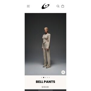 Astragarde SET Grey Corset Top andBell Pants Set Made in Italy HeatherGreyMedium